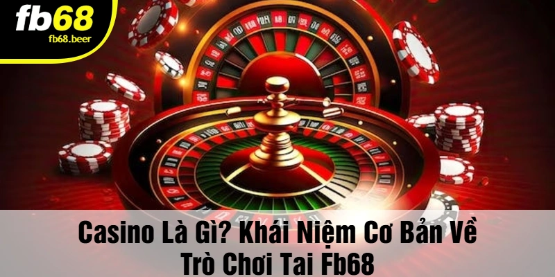 Casino Là Gì? Khái Niệm Cơ Bản Về Trò Chơi Tại FB68