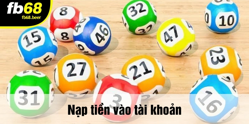 Nạp tiền vào tài khoản